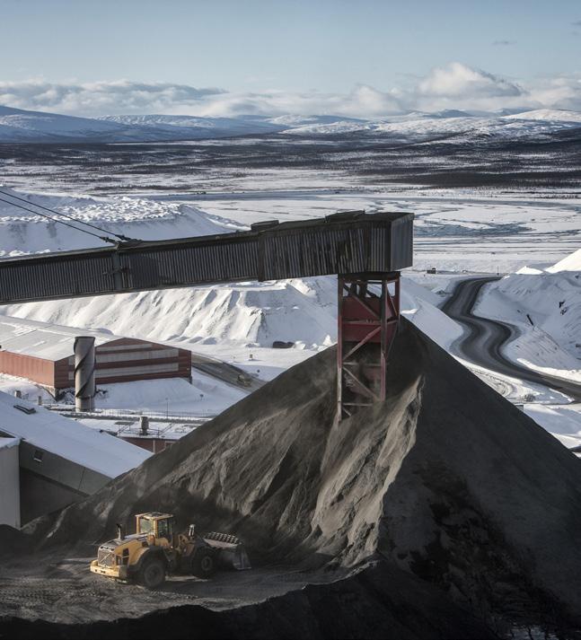 DIVISION NORRA Division Norra omfattar gruvor och förädlingsverk i Kiruna.
