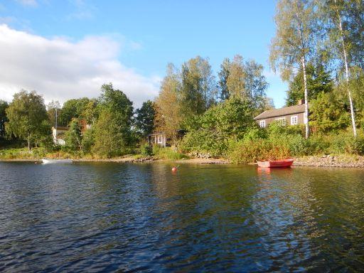 Största delen (84%) av Västra Nedsjöns strandlinje saknar påverkan av vattenståndsfluktuationer då stränderna är relativt branta, se figur 50.