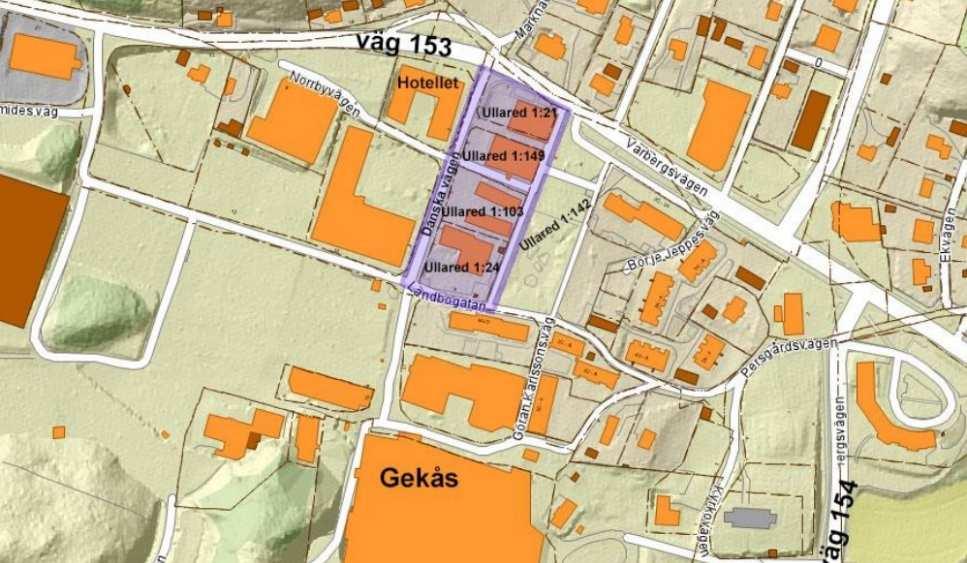 1. Inledning och syfte Gekås i Ullared planerar att bygga en hotell- och konferensanläggning i centrala Ullared.