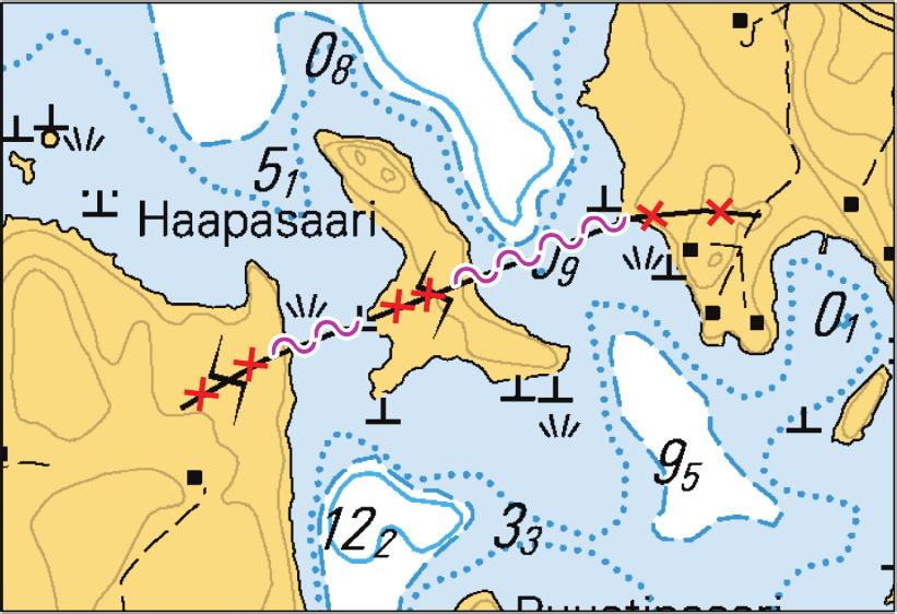 19 b. 1) 61 58.37 N 25 46.22 E Haapasaari 2) 61 58.35 N 25 46.