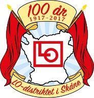 LO-distriktet i Skåne 100 år 1917 2017.