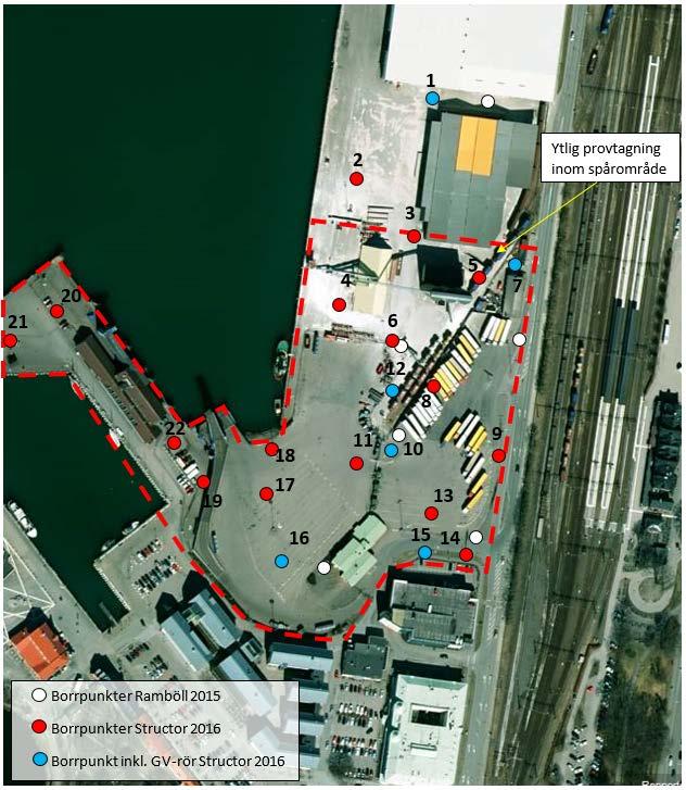 Varbergs kommun Sida 5 (13) 1116-133 screenades för innehåll av tungmetaller med fältinstrument XRF.