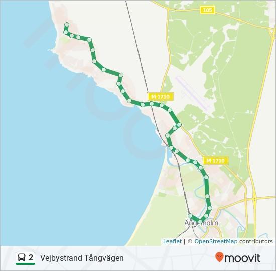 Magnarp Väg 707 Magnarp Vattenverksvägen Magnarps Skola Vejbystrand Byavägen