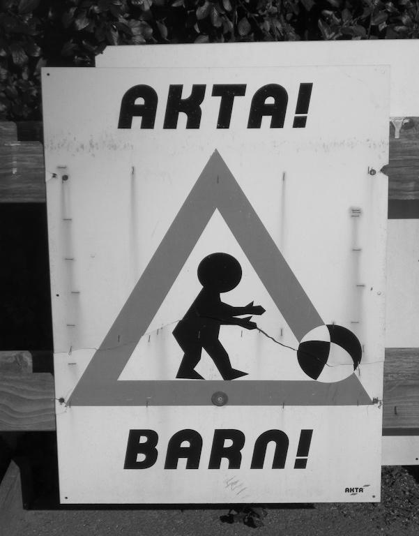 En bilväg är alltid en bilväg även om barnen gillar att leka på gatan. Vi kan ställa rimliga krav på dem som kör: att hålla hastigheten och att följa parkerings- och väjningsregler.