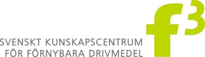 DELTAGANDE PARTER I PROJEKTET: ÖVRIGA PARTER I f3: f3 Svenskt kunskapscentrum för förnybara drivmedel, är ett nationellt centrum som genom samverkan och helhetssyn bidrar till utvecklingen av en