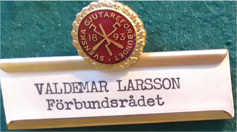 Märket utgivet på 1990-talet, Metall avd 83 i Linköping. (S.R.491) Rad 10 10.