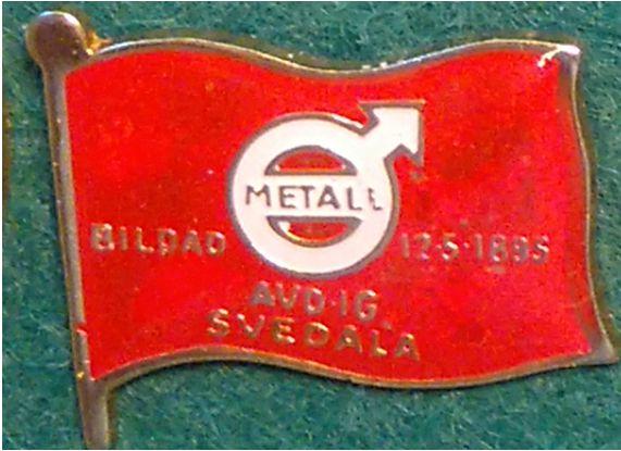 9 Sv Metallindustriarbetare förbundet Avd 26 Nora, bildad 1917.