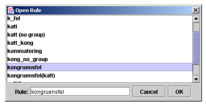 Bakgrund Figur 9 Dialogruta för att skapa en virtuell korpus 10 Användaren väljer själv vilken korpus som sökningen ska utföras mot under File i menyraden.