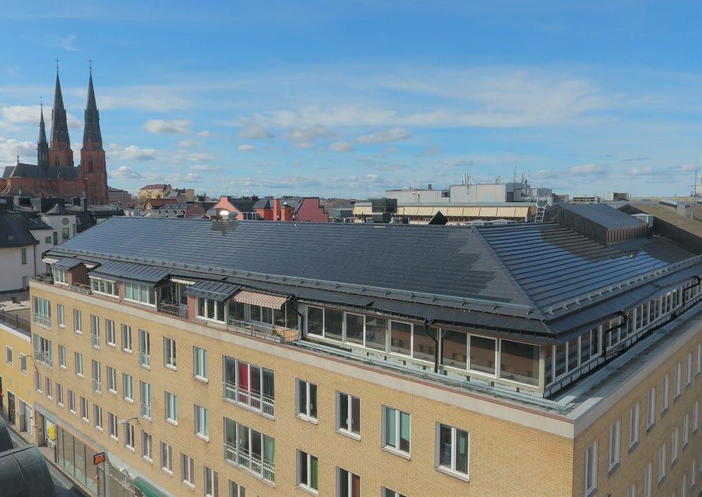 07 Vasakronan valde SolTech ShingEl Ett vanligt missförstånd är att byggnadsintegrerade solceller är dyrt.