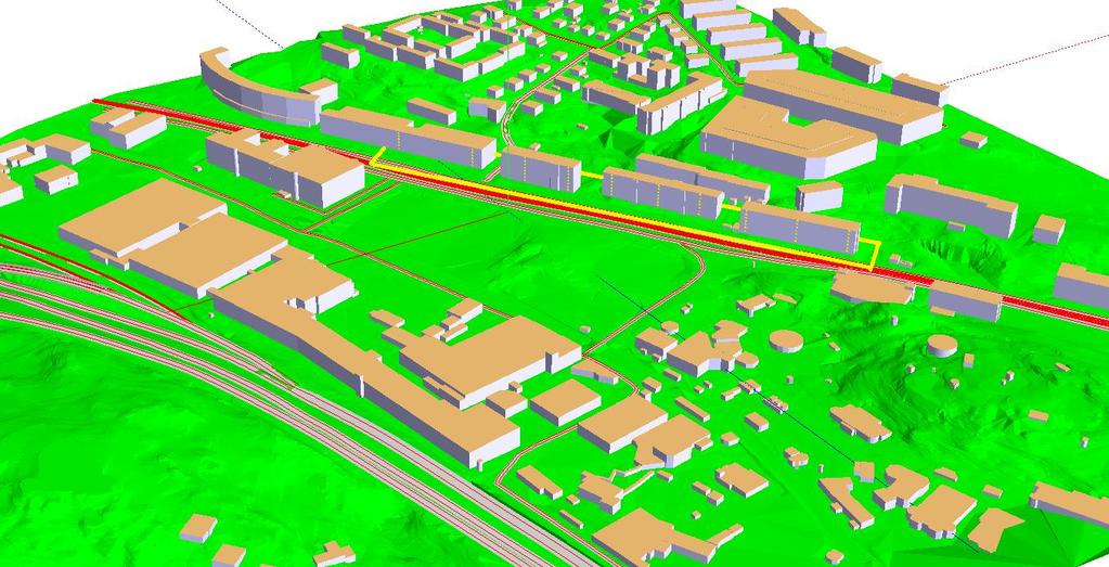 Trafikbullerutredning för Nöjespark och hotell söder om Liseberg, kv Immeln m.fl. Beräkningsmetodik Ljudnivåerna har beräknats i enlighet med Nordisk beräkningsmodell för och väg- och spårtrafik.