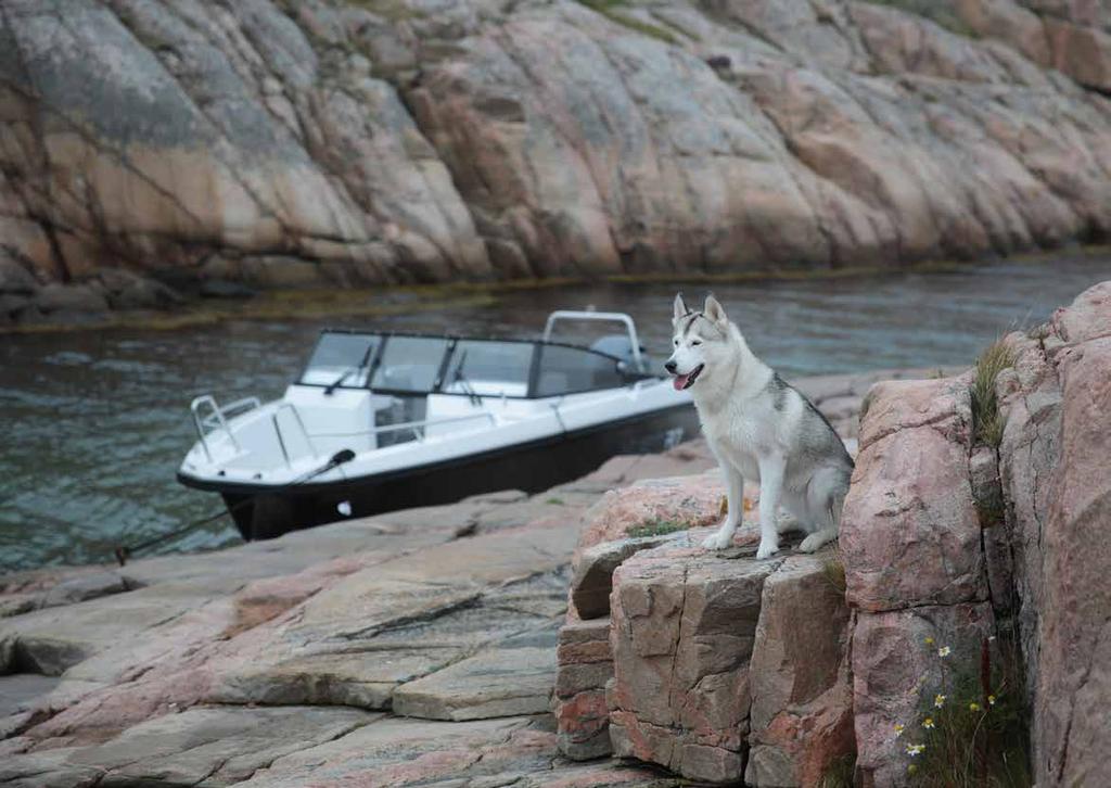 FINNMASTER HUSKY A NEW BREED Finnmaster Husky är ditt val när du vill utforska livet på sjön, eller när viljan att åka ännu längre ut på havet tränger sig på.