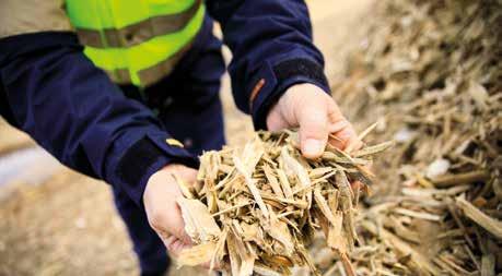 Polskt samarbete för cirkulär ekonomi Sysav tar emot träavfall både från industrikunder och återvinningscentralerna.