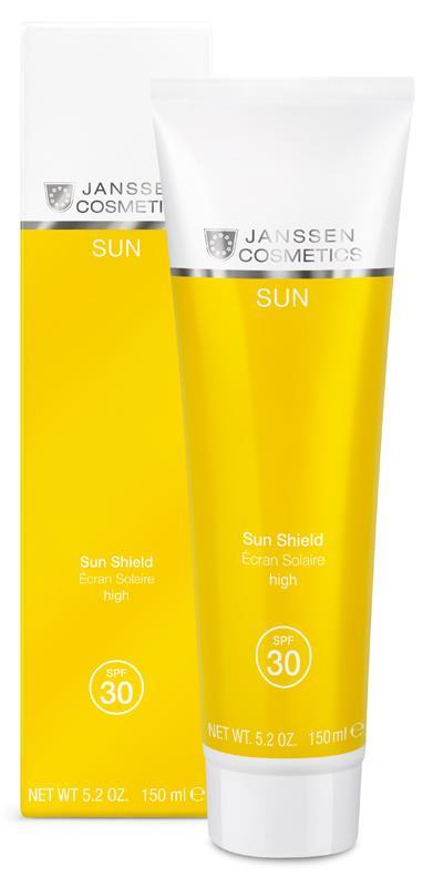 150 ml 8830 Sun Shield SPF 30 SOLSKYDDSLOTION MED SPF 30 FÖR ANSIKTE OCH KROPP Optimal sol- och cellskydd för solkänslig hy.