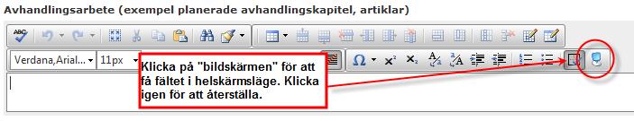 I denna vy ska du beskriva det planerade arbetet för den aktuella perioden. Planeringen ska innehålla både doktorandens och universitetets åtaganden för den aktuella perioden.