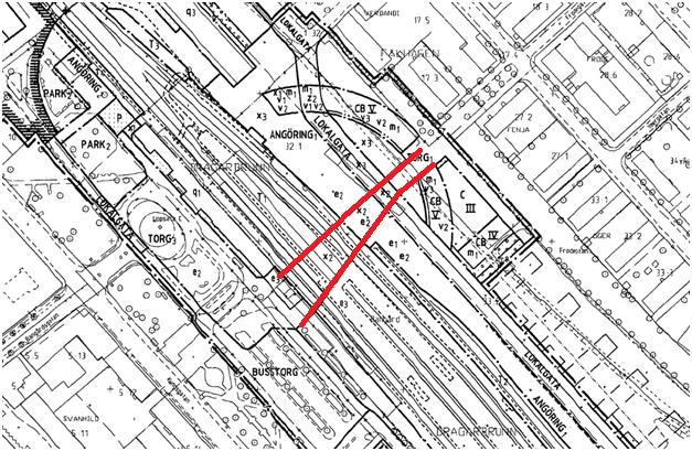 Bilaga 2: Centralpassagen, stationshusområdet och Båghusen.