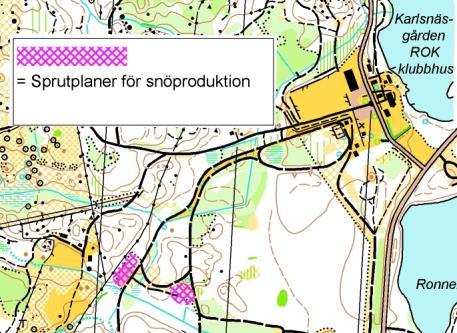 Sida 5(11) Hårdgörning av sprutplanerna Våra två planer för tillverkning av snö är idag ojämna, mjuka och har dålig avrinning.