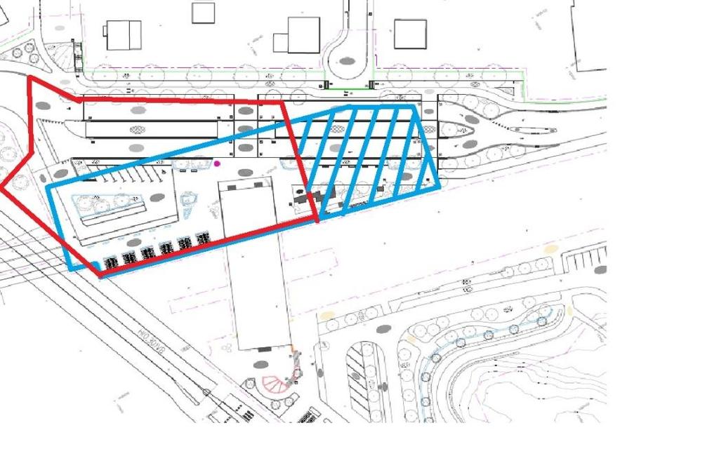 Planbeskrivning ANTAGANDEHANDLING 6(8) Ändring Resecentrum garage, Strängnäs kommun 2015-06-12 DNR: SBN/2015:525 FÖRUTSÄTTNINGAR, FÖRÄNDRINGAR OCH KONSEKVENSER Bebyggelseområden Garagets placering