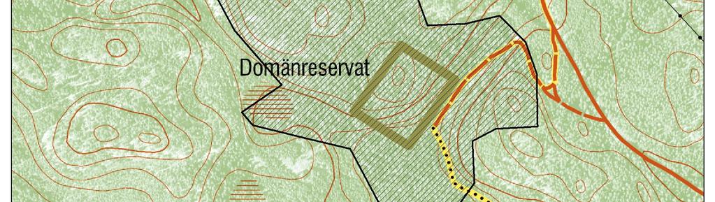 område beläget ca 16 km OSO om