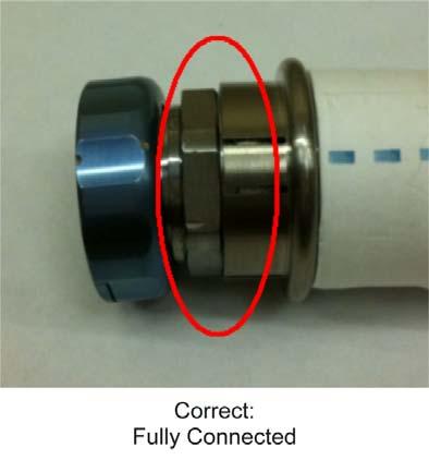 Locking Screw Ring = Låsskruvring Metal Fitting = Metallfäste Metal Clip = Metallklämma Bend Relief = Böjningsavlastare Kontrollera pumpen och anslutningarna När flödet genom blodpumpen är