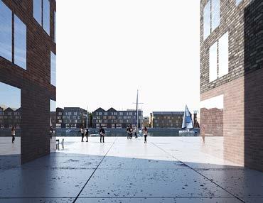 Ett rikt och varierat stadsliv tar plats i ett finmaskigt nät av inbjudande stadsrum. Sjöstaden erbjuder Sveriges sydligaste stadsboende på första parkett vid havet.