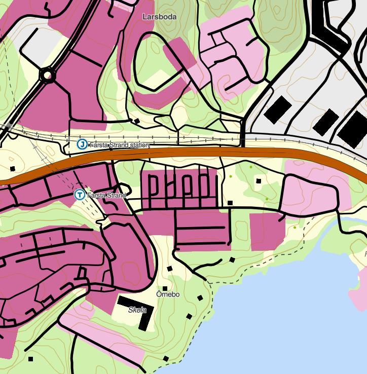 Sida 9 (18) Avrinnings-, och tillrinningsområden Tillrinningen till planområdet, samt områdets norra delar, är mycket liten.