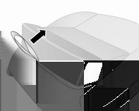 Förvaringsutrymme under stol Dra i sittdynans stropp för att komma åt förvaringsutrymmet. Lastrum Förvaringsutrymme bak Förvaringsfack finns i de bakre dörrfacken och i bagageutrymmet sidoväggar.