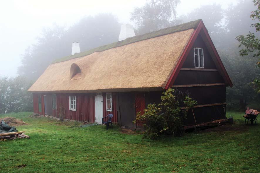 Det nylagda vasstaket, vilket nu även