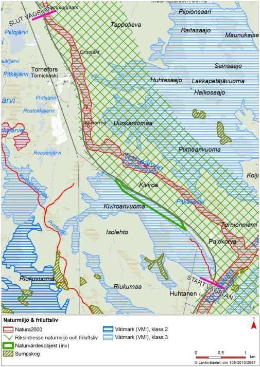 Miljöförutsättningar Naturmiljö & Friluftsliv Riksintresse naturvård Riksintresse