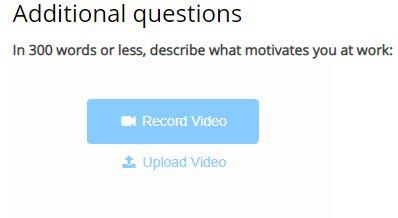 Videoansökningsfrågor Visma EasyCruit kommer nu att ha stöd för videoansökningsfrågor i ett ansökningsformulär.