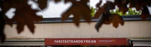 GUDSTJÄNSTER I FARSTASTRANDKYRKAN Söndagen före pingst 2/6 11.00 MÄSSA Katarina In de Betou, Malin Rudengren Pingstdagen 9/6 11.