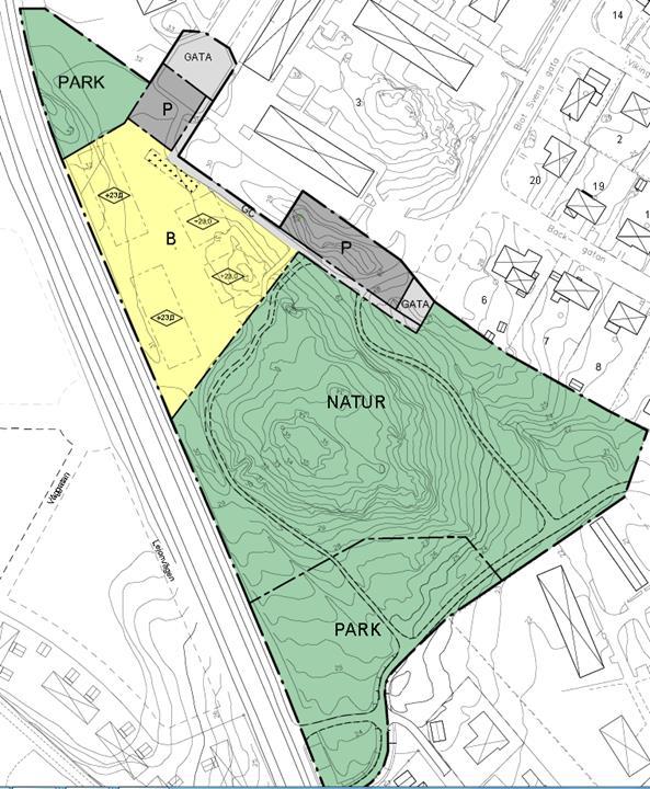 3 Figur 2.2 Preliminär plankarta. (Källa: Strängnäs kommun) Kilenvägen ligger direkt väster om planområdet är en av de största huvudlederna in till Strängnäs centrum, och är även en länk av 55:an.