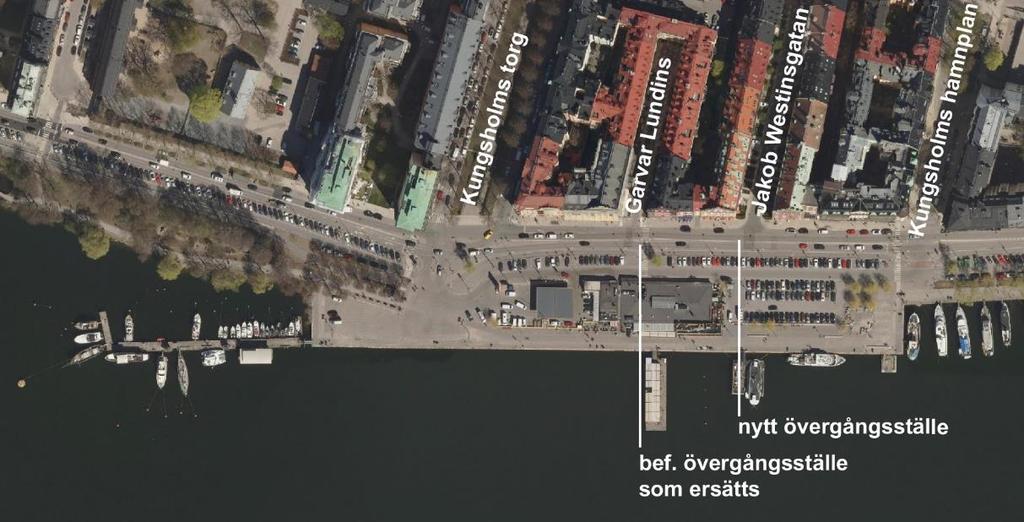 Kollektivtrafik Kajen är ett strategiskt hållplatsläge för framtida utbyggd kollektivtrafik på vatten.