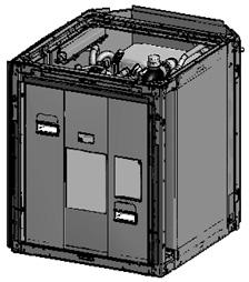 Installera tankmodulen ovanpå inomhusenheten EKHVH/X XM 0 -vägsventil BLK BRN BRN -vägsventil BLU BLK N Y L L N Y På grund av hushållsvarmvattenberedarens tyngd bör den hanteras och lyftas av två