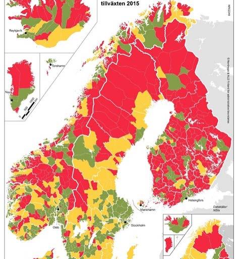 SAMARBETE MED NORDREGIO HARMONISERAD STATISTIK OCH KARTOR över ursprungsland, ålder, kön, utbildning, arbetskrafts- anhöriginvandring m.