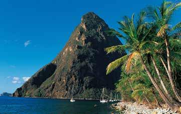 Lucia är en av Västindiens vackraste öar med fantastisk natur långt ifrån 2000-talets överexploatering, och längs de slingrande kustvägarna ligger de små genuina fiskebyarna tätt.