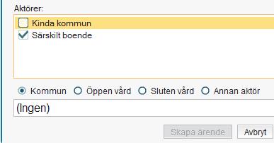 Detta gäller både om personen hanteras via sluten vård eller om det enbart är öppen vården och kommunen som är aktörer. En person kan enbart ha ett pågående ärende.