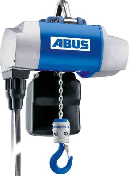 ABUS telfrar Kraftpaket, inte bara för svängkranar ABUCompact GMC : 00 kg Lyfthastighet*): 1 m/min ABUCompact GM4 (utan bild) : 1 Lyfthastighet*): 0 m/min ABUS