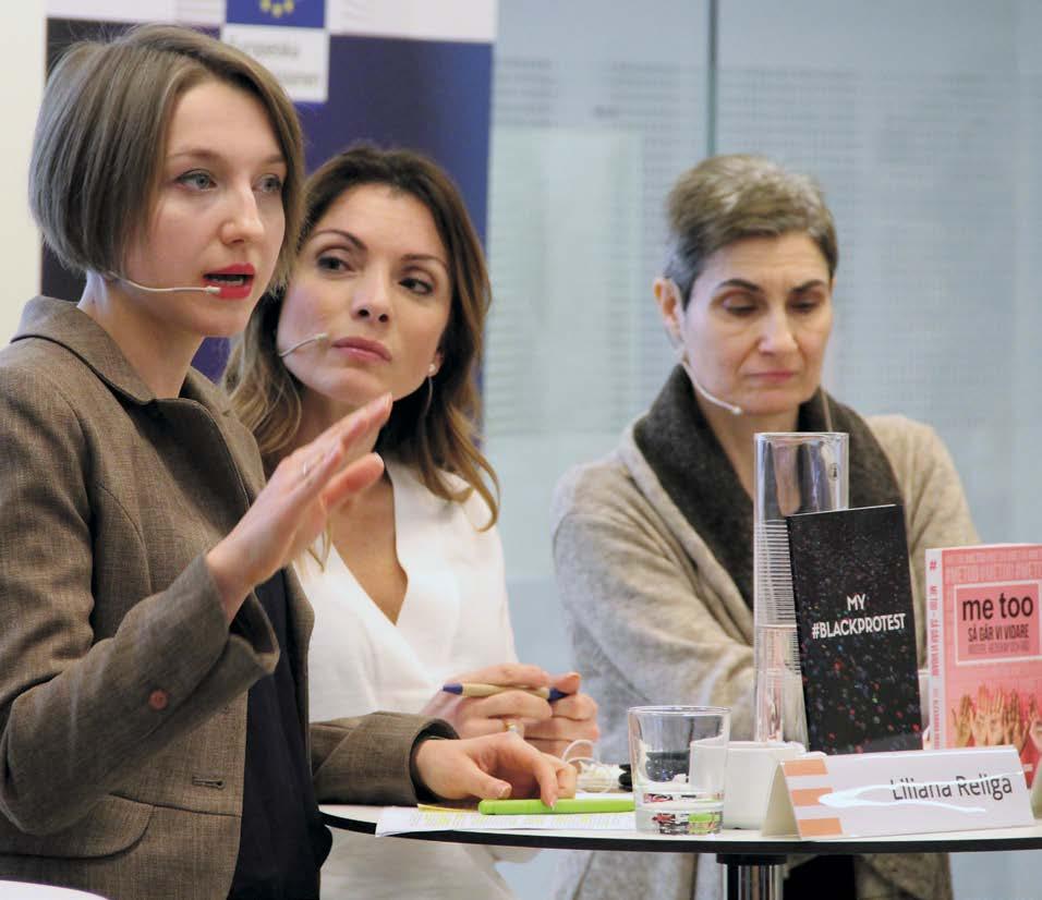 AKTIVISTERS VILLKOR AKTIVISTERS VILLKOR Foto: Julia Örtegren I panelen deltog Liliana Religa, Alexandra Pascalidou, Judith Wirth och Irena Cvetkovic.