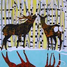 Mia Malmlöf-Hägg f. 1954 1979 1984 utbildad på Kungliga Konsthögskolan i Stockholm.