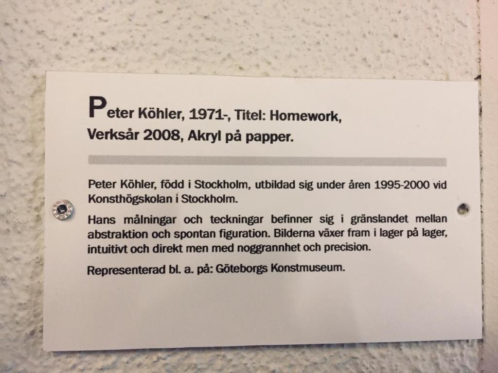 Hans målningar och teckningar befinner sig i gränslandet mellan abstraktion och spontan figuration.