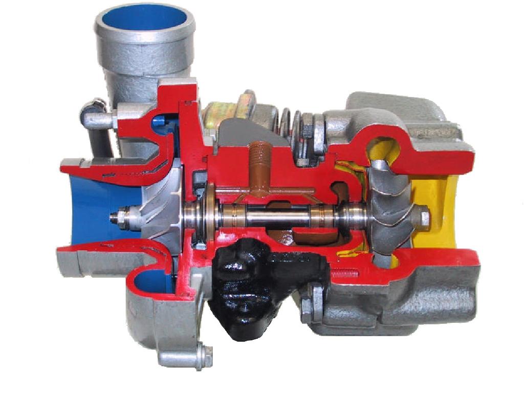 a) b) c) e) d) f) Grundläggande om turbo Överladdning Supercharging Definition Från kompendiet Supercharging is the collected name for several methods that increase the intake air density, i.e. methods that charges extra air to the cylinder, and one particular method is called turbocharging.