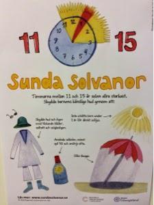 Sunda solvanor Våren är på gång och det är åter dags att ta upp ämnet Sunda Solvanor med alla familjer som besöker BVC.