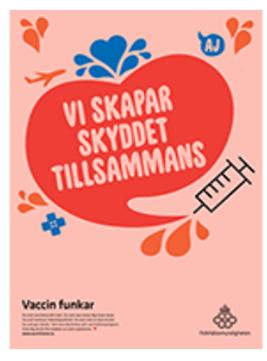 Vaccinationsveckan var den 24-30/4 Folkhälsomyndigheten lanserar en ny sida med matnyttig information om vaccinationer. Vaccin funkar. Bra nya filmer och annat informationsmaterial.