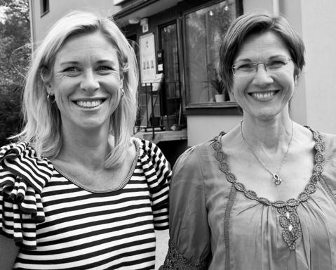 Fixa försäljningen medan du fortfarande orkar Stina Grundsell, t v, och Anne-Lee Horwitz på September Fastighetsförmedling vet att många unga familjer gärna vill flytta till Ellagård.