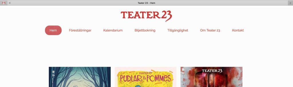 TILLGÄNGLIGHET Teater 23 har de senaste åren arbetat mycket aktivt med tillgänglighet, och strävar efter att vara i framkant vad gäller dessa frågor.