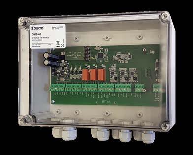 IOMB-03, I/O-MODUL MED MODBUS-KOMMUNIKATION 3 analoga och 3 digitala ingångar samt 3 analoga och 3 digitala utgångar.