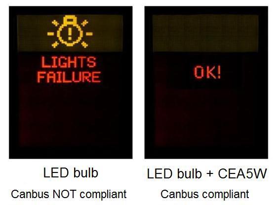 2.11. Är de yttre lampornas progressiva på/av-funktion (som finns på vissa fordon) kvar när jag har installerat LED-lampor?