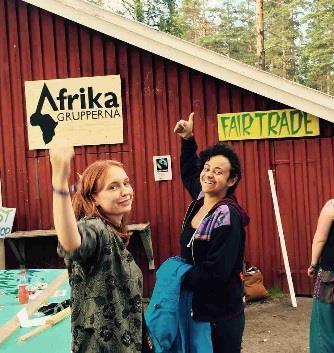 Simon Johansson och Ludwig Bengtsson Sonesson som gjorde praktik på Church Land Programme (CLP) respektive groundwork höll tre workshop-föreläsningar.