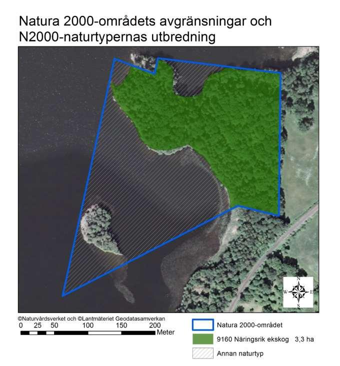 Natura 2000-område Natura 2000-kod Diarienummer Sida 12 av 14 Flygfotot visar