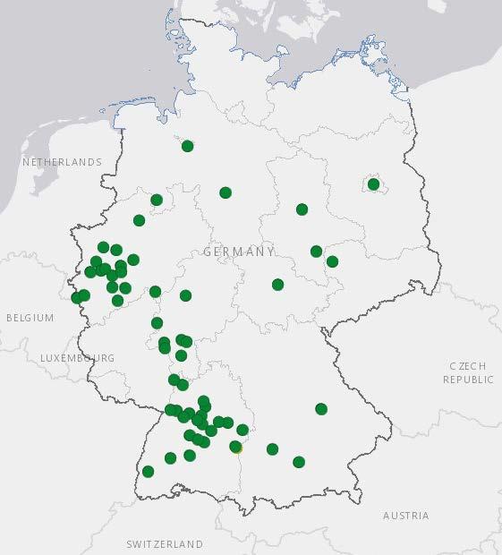 Low Emission Zones in Europe 2.3 Cities in Germany 2.3.1 Requirements Germany has almost 60 LEZs (Umweltzone) in operation (Umwelt Bundesamt 2018), and other cities are considering implementing a LEZ.